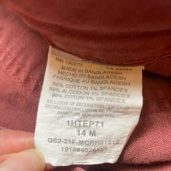 Lee Women's Terracotta Straight Leg Pants Size 14M Heritage Comfort Fit - Picture 4 of 7